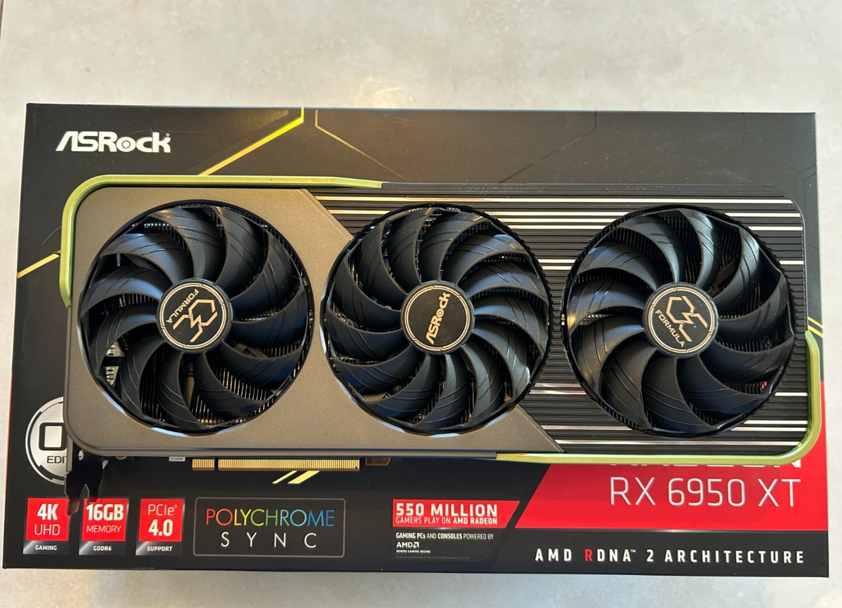 ASRock Radeon RX 6950 XT OC Formula 16GB GPU Graphics Video Card