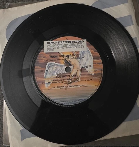 Robert Plant (Led Zeppelin) Australian 45rpm Promo  - Burning Down Side - EX-