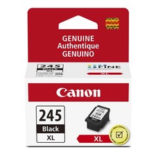 Canon PG-245 XL Genuine Black 1 Count (Pack of 1), Pigment Cartridge 