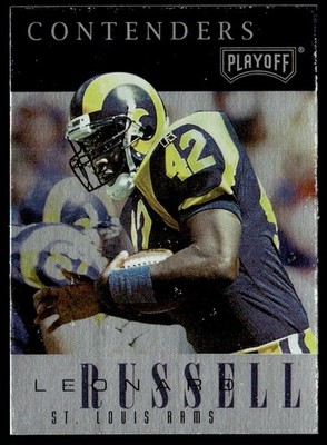 1995 Playoff Contenders Leonard Russell #58