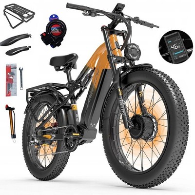 Lankeleisi MG800MAX 2000W Elektrofahrrad 20AH 130KM 26'' E-Mountainbike 7 Gänge