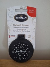 Denman Limited Edition D7 Hairbrush Compact Complete With Packaging. New/Unused
