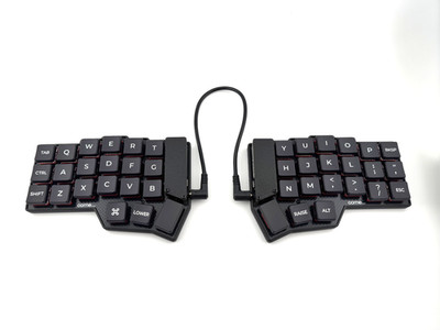 Corne Split Mechanical Keyboard - VIAL/QMK Hotswap Kailh Choc Low Profile USB-C
