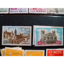 Timbre France neufs 1712 1713 Série touristique 1972