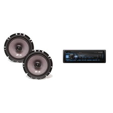 Alpine UTE-63BT Bluetooth Car Stereo with 2 SXE-1726S 220W Coaxial Speakers. ...