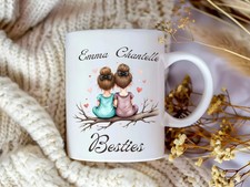 Personalised Besties Best Friend Ceramic Mug Birthday Gift Present Idea for Her
