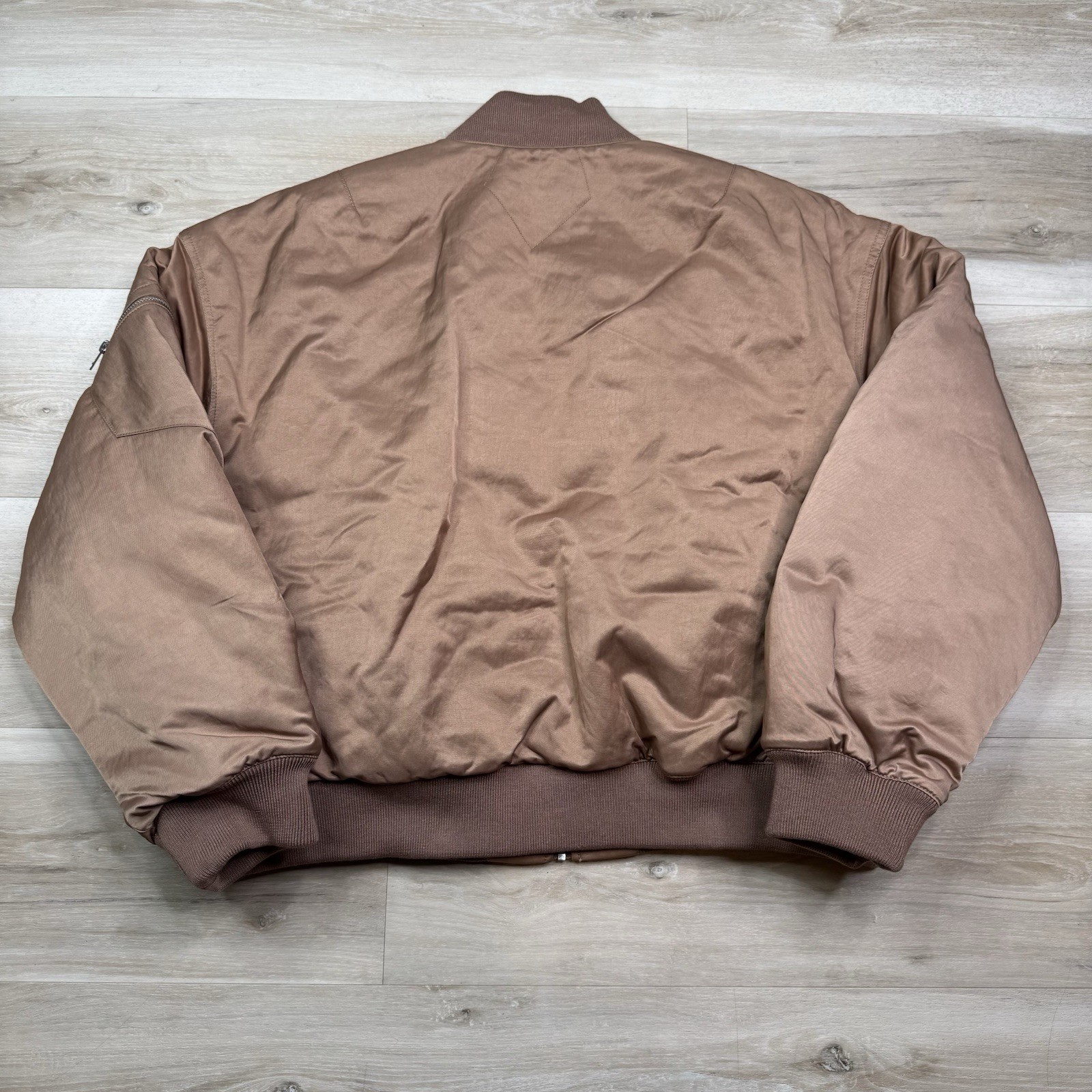Nike Jordan Renegade Bomber Jacket -Metal Brown- FV7107-223 Women's Size Medium thumbnail 5