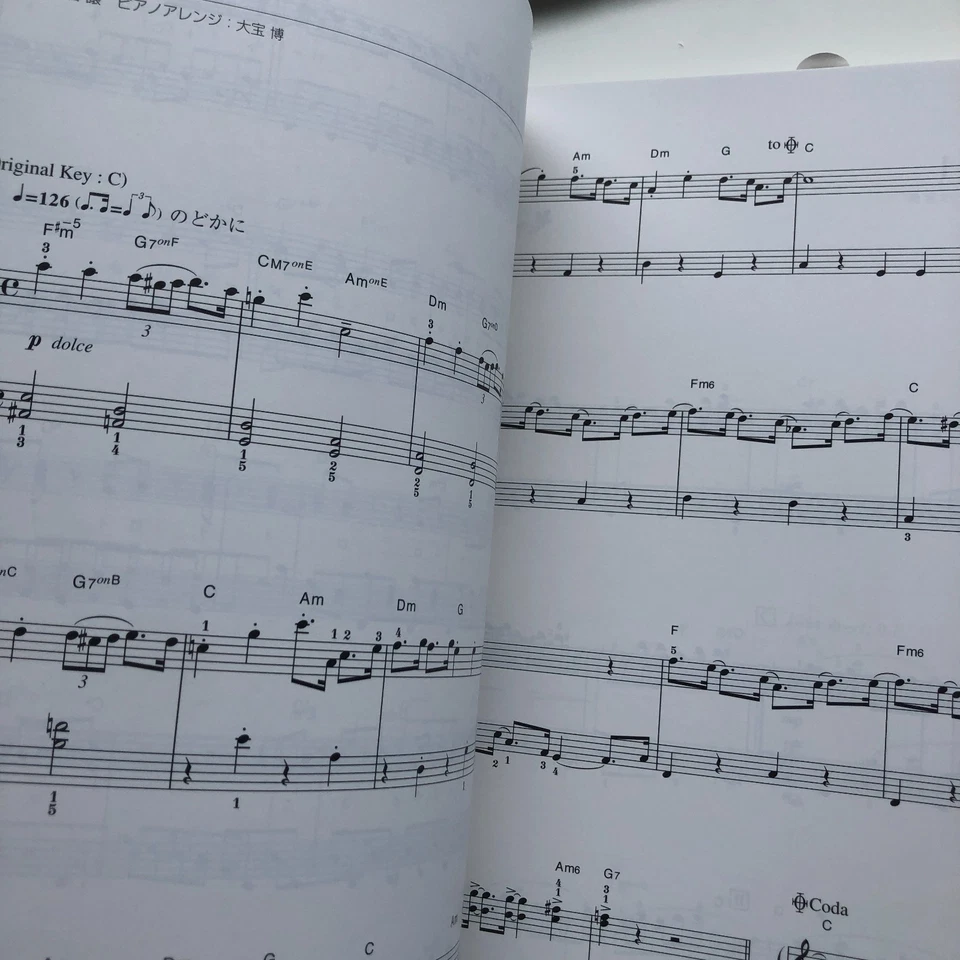 Piano Solo Studio Ghibli 100 Piano Sheet Music Score Book 100 Songs Collection - Image 4 of 4