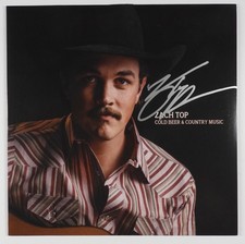 Zach Top JSA Signed Autograph Album Record Vinyl Cold Beer & Country Music