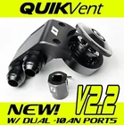 Level7 Version 2.2 Quick Vent Scavenger Oil Cap Black For Honda K B H F D Engine
