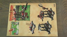 LEGO Castle: Bull's Attack (6096) 100% Complete w Minifigures & Instructions