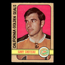 Gary Croteau #3 1972 O-Pee-Chee California Golden Seals Hockey Card NHL EX