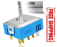 DG44-01007B PER001-13 T Triple Burner Switch, Compatible with Samsung Range, Rep