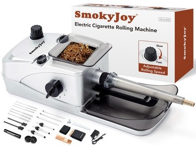 Electric Cigarette Rolling Machine Pre Roll Cone Loader Filler Stuffer Kit