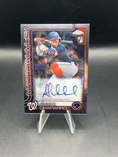 2025 Topps Chrome Andres Chaparro RC Auto #RA-AC Washington Nationals