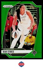 2024 Panini Prizm WNBA #122 Kiah Stokes Green Prizms