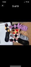 Vintage Genuine Argyle Socks Men's 10-13 MANSHIRE New In Vintage Box 5 Pairs NOS