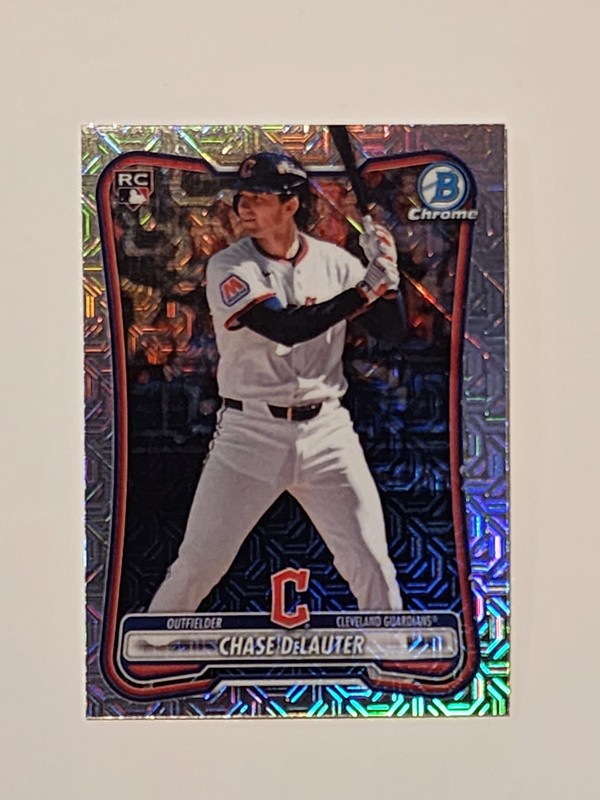 CHASE DELAUTER 2026 Bowman Chrome [RC] Mojo Refractor #37 Cleveland Guardians