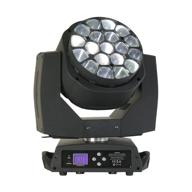 285W 19x15W Full-Color Large Honeycomb Moving Head Zoom Wash Light - Image 3 of 4