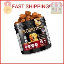 Dog Probiotics Chews Supplement   Digestive Support  Gut Health for Dogs, Helps