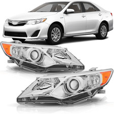 Headlight Assembly Compatible with 2012 2013 2014 Toyota Camry L/Le/Xle/Hybrid H