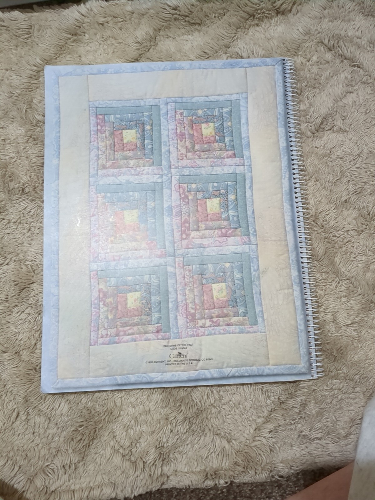 Patterns of the Past  A Collection of CURRENT Quilt Designs Spiralbound Vtg 1993