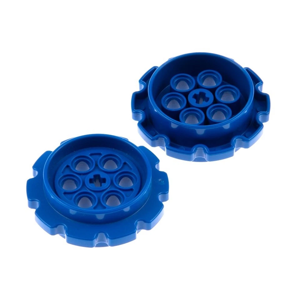2x Lego Technic Ketten Antriebsrad 5x5x2 blau Führungsrad 70731 6115704 57519 - Bild 1 von 1