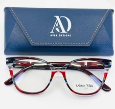 MADISON RILEY FP2136 C3 Multicolor Womens Semi Cat Eye Eyeglasses 54-17-145 B:44