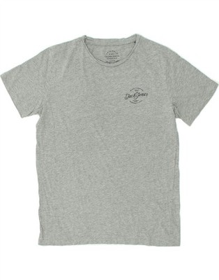 JACK & JONES Herren T-Shirt Oberteil Medium Grau Baumwolle BE66
