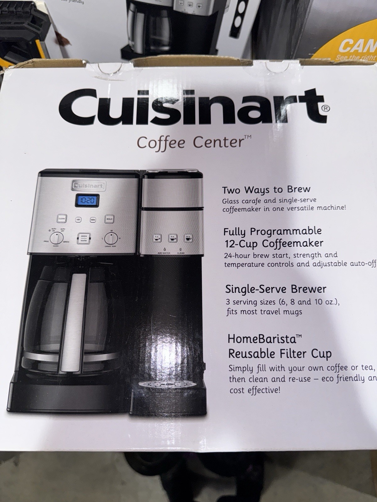 Cuisinart Coffee Center 12-Cup Coffeemaker and Single-Serve Brewer - Silver
