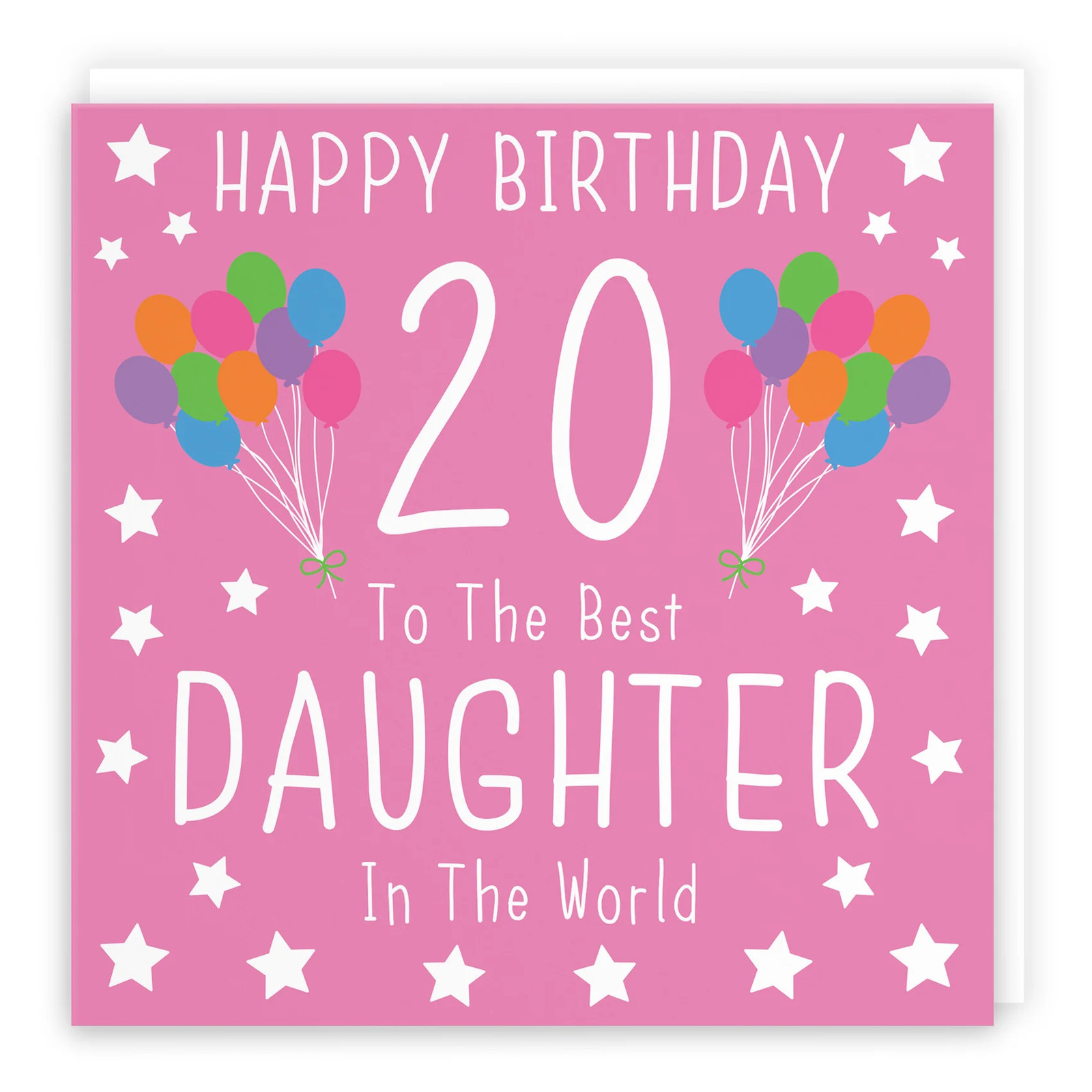20th Daughter Birthday Card Iconic