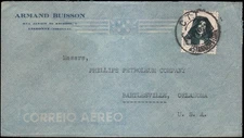 Portugal #682 Air Mail, Armand Buisson Lisbonne to Phillips Petroleum