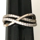 Vintage Ring MARKED IBB CN 925 STERLING SILVER Size 7.5 Band Jewelry lot y