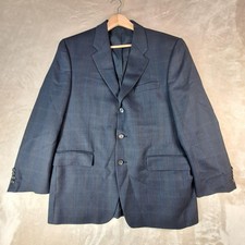 Lauren Ralph Lauren Sport Coat Mens 42R Gray Wool Herringbone Tweed Single Vent