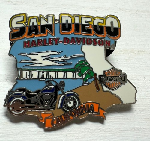 San Diego Harley Davidson California Dealer Vest Lapel Pin