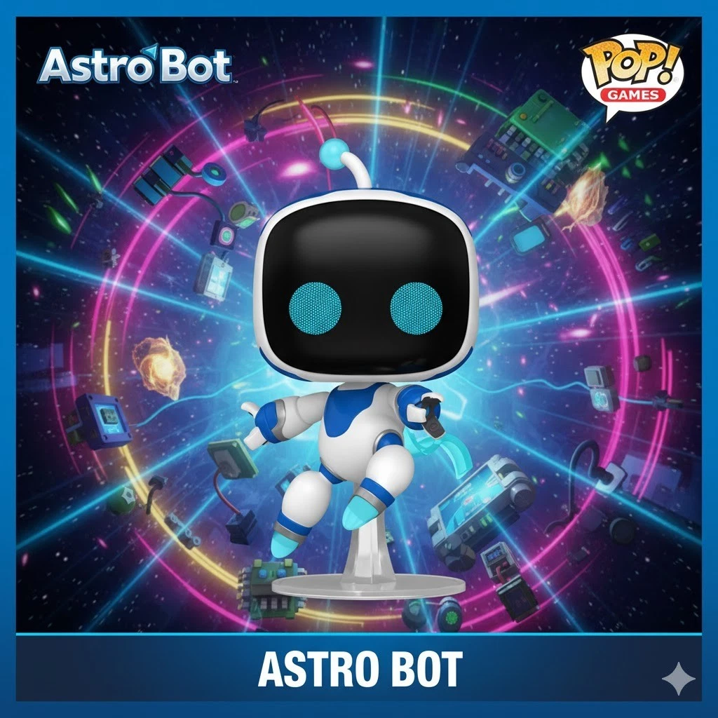 Funko Pop! Games: Astro Bot - Astro Bot Vinyl Figure #1089 #91456