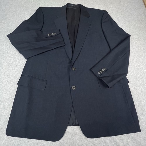 Ermenegildo Zegna Tindari Blazer Suit Jacket EU 60 US 50 Large Blue 100% Wool