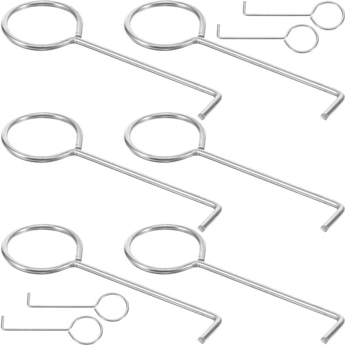 10 Pcs Floor Drain Hook Accessories Handle Sink Lift Tool Shower Grate Remover - Picture 4 of 12