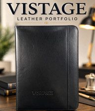 Luxury Black Executive Portfolio Resume Folde...