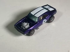 Restored Hot Wheels Redline - 1970 - Heavy Chevy - Purple