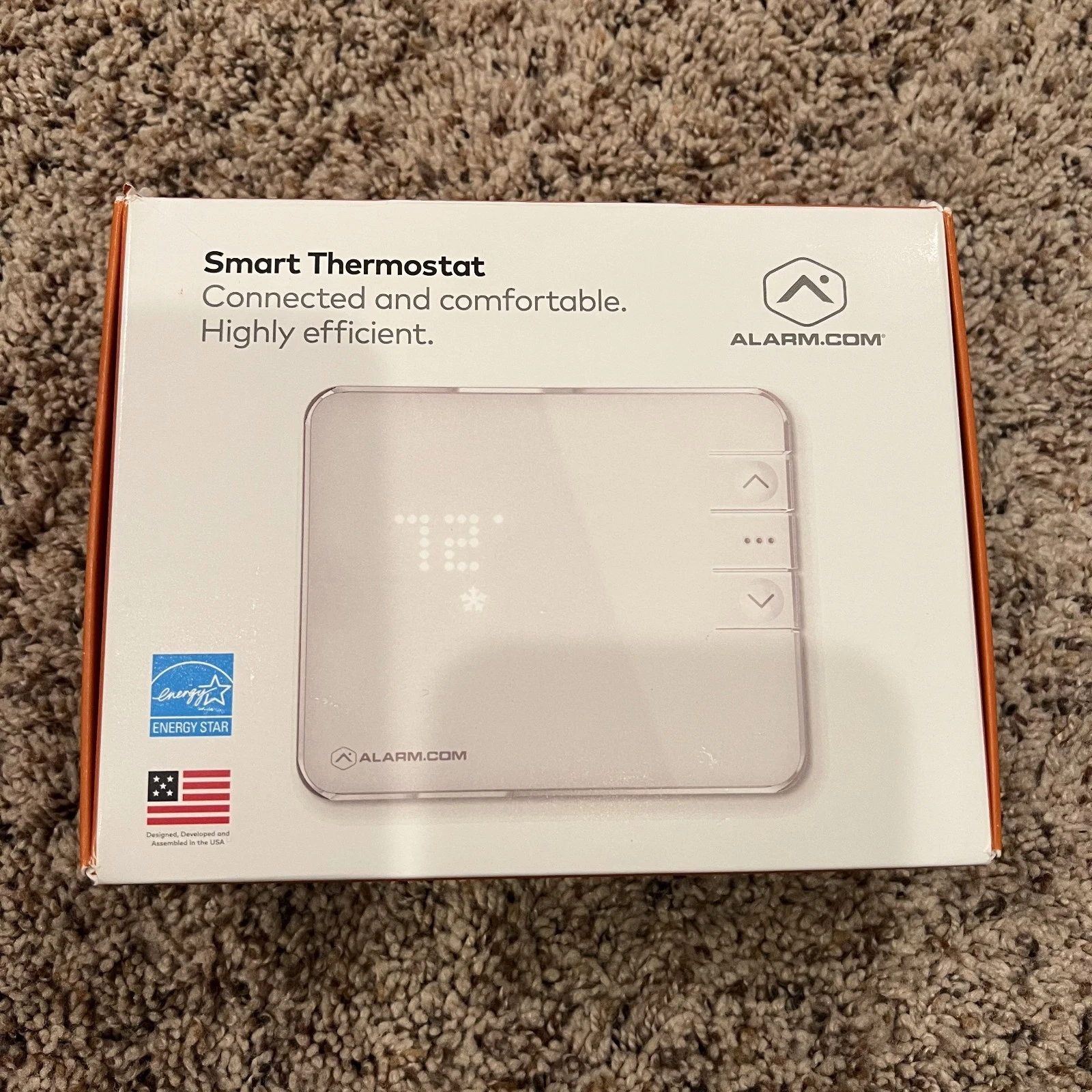 Alarm.com ADC-T2000 Smart Thermostat 3-Stage Heat 2-Stage Cooling - WHITE