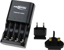ANSMANN Powerline 4 Smart AA & AAA Battery Charger For NiMH NiCD Rechargeable B