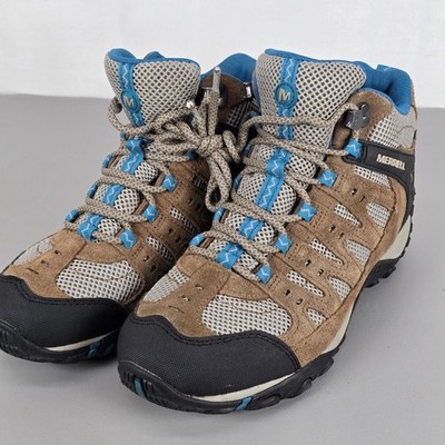 Merrell Womens J598204C Accentor Mid Vent WP Hiking Boots Size 8.5 Kangaroo
