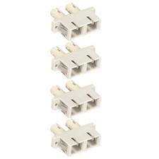 4 Pcs ST to SC Duplex Multi Mode Fiber Optic Optical Coupler Adapter Connector
