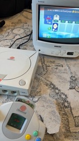 Sega Dreamcast Console BUNDLE HKT-3020 w/ OEM controllers! Memory - Tested MINT