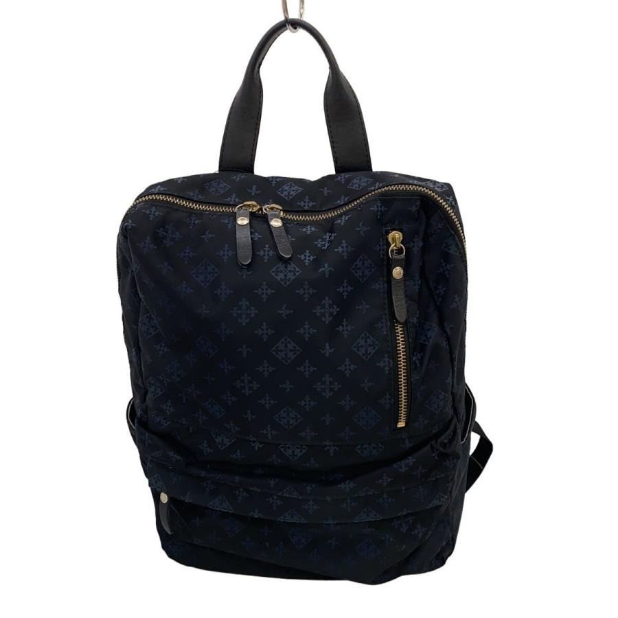 Russet NVY Allover Pattern Backpack - image 1