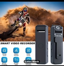 1080P HD Camcorder Mini Police Body Camera 180  Video DVR IR Night Cam 30 Hours