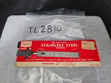 VTG SEAR'S COMPANION 6" STAINLESS STEEL TEMPERED RULE USA (TL2810)