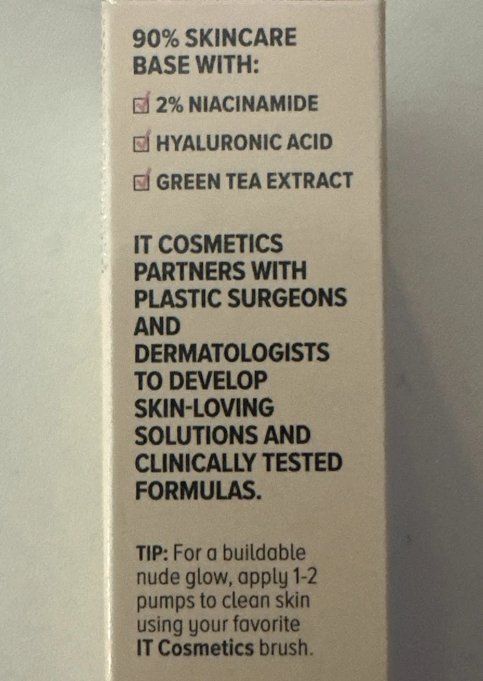 It Cosmetics CC+ Nude Glow Color Correct Skin Tint SPF 40 RICH HONEY 1.08 Fl Oz - Image 4 of 4