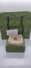 Gucci trademark Heart Stud Earrings Brand New with Box and Dust Bag
